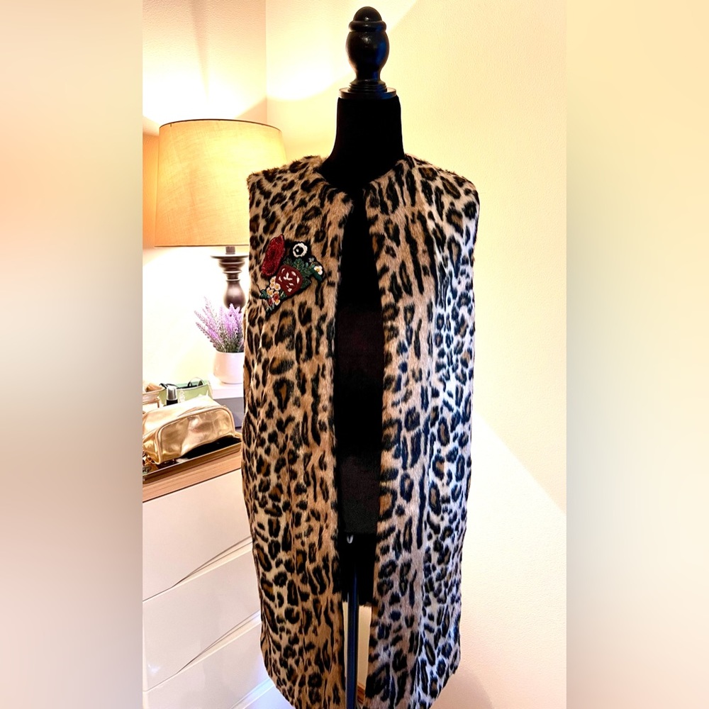 Alice + Olivia faux fur vest